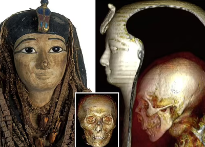 مومیایی فرعون 3500 ساله مصری باز شد