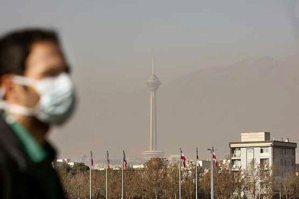 هوای تهران آلوده شد ، شرایط ناسالم برای گروه های حساس
